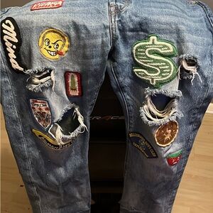 Size 34 billionaire boys echo pants no lapels barely worn